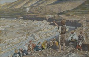 Saint John the Baptist Sees Jesus from Afar by James Jacques Joseph Tissot
