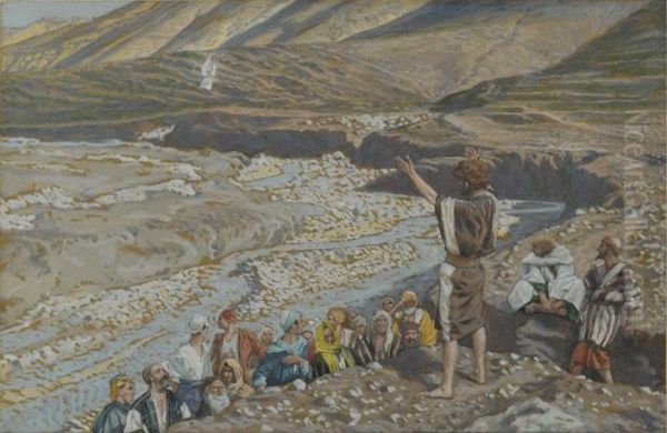 Saint Jean-Baptiste voit Jesus de loin - view 1
