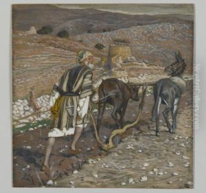 L'homme a la charrue by James Jacques Joseph Tissot