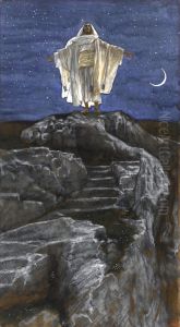 Jesus Goes Up Alone onto a Mountain to Pray by James Jacques Joseph Tissot