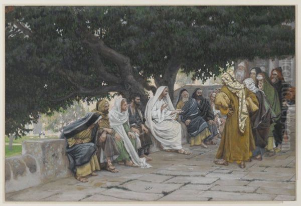 ThePhariseesand theSadduceesCome to TemptJesus - view 1