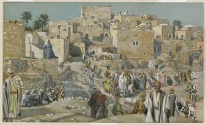 He Went Through the Villages on the Way to Jerusalem by James Jacques Joseph Tissot