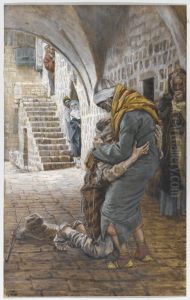 Le retour de l'enfant prodigue by James Jacques Joseph Tissot