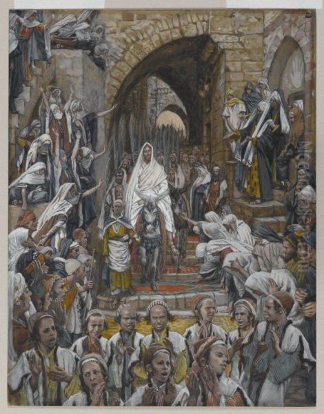 Le cortege dans les rues de Jerusalem - view 1