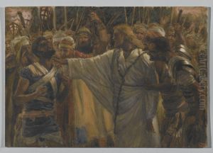 La guerison de Malchus by James Jacques Joseph Tissot