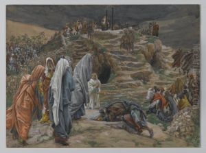 The Holy Women Watch from Afar