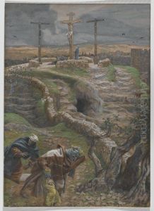 Jesus Alone on the Cross by James Jacques Joseph Tissot
