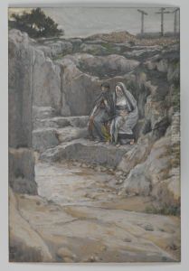 Les deux Maries observent le tombeau by James Jacques Joseph Tissot