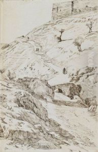 The Bridge of Kedron Coming from Gethsemane by James Jacques Joseph Tissot