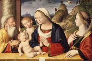 Holy Family with Saints John the Baptist and Catherine of Alexandria