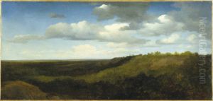 Landscape in the Roman Campagna by Charles-Francois Daubigny
