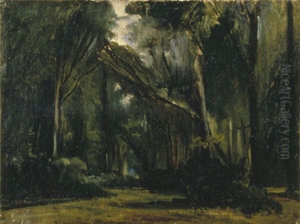 Landscape in the Forest at Compiegne - view 1