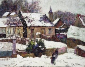 Wet Snow, Auvergne by Victor Charreton