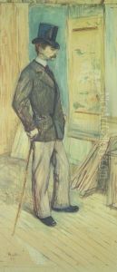 Portrait of M. Paul Sescau (Portrait de M. Paul Sescau) by Henri De Toulouse-Lautrec