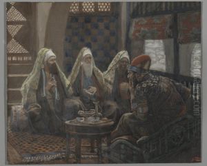 Les rois mages chez Herode by James Jacques Joseph Tissot