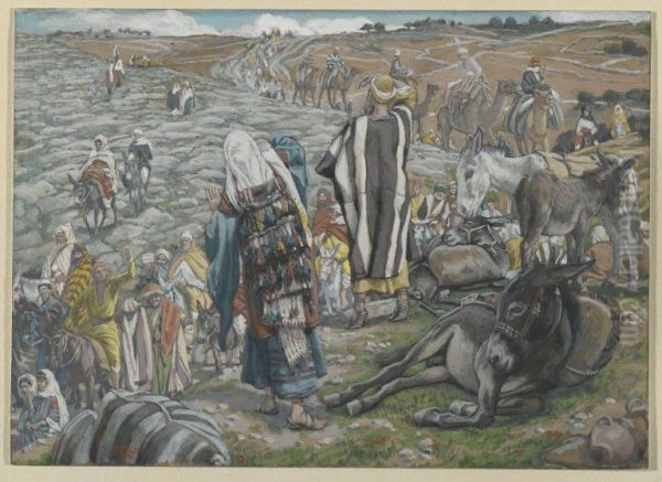 On Return from Jerusalem, It is Noticed that Jesus is Lost - view 1