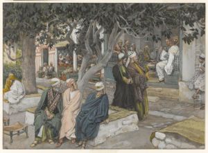 Le repas chez Mathieu by James Jacques Joseph Tissot