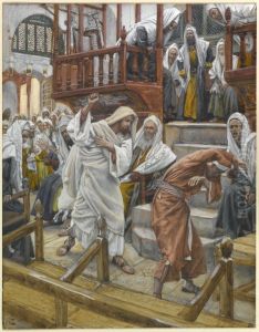 Jesus Chases a Possessed Man from the Synagogue