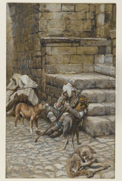 The Poor Lazarus at the Rich Man's Door - view 1