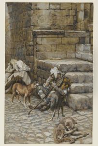 The Poor Lazarus at the Rich Man's Door