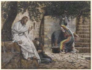 Mary Magdalene at the Feet of Jesus by James Jacques Joseph Tissot