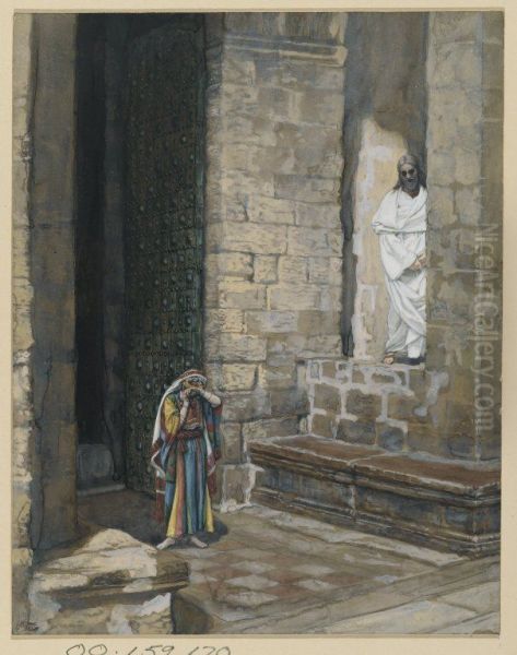 The Adulterous Woman Alone with Jesus - view 1