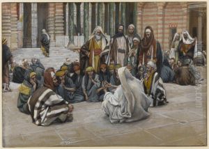 Jesus parle pres du tresor