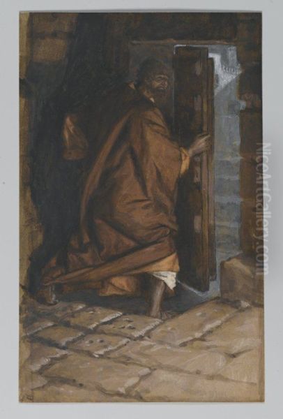 Judas Leaves the Cenacle - view 1