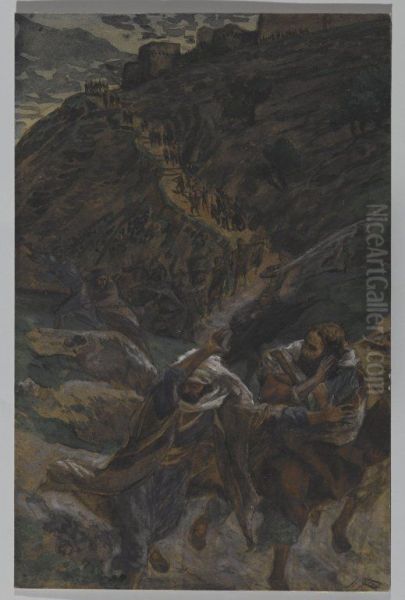 The Flight of the Apostles - view 1