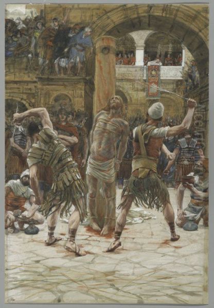 La flagellation de face - view 1