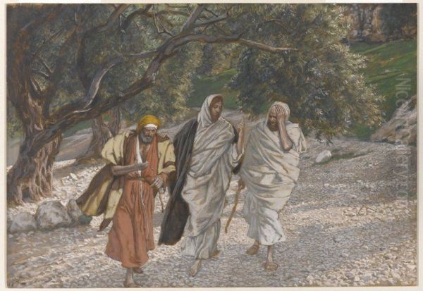 The Pilgrims of Emmaus on the Road - view 1