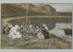 Meal of Our Lord and the Apostles by James Jacques Joseph Tissot