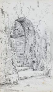 The Entrance to the Tomb of the Prophets by James Jacques Joseph Tissot