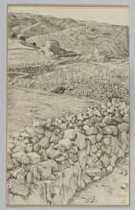 Vineyards with Their Watch Towers by James Jacques Joseph Tissot