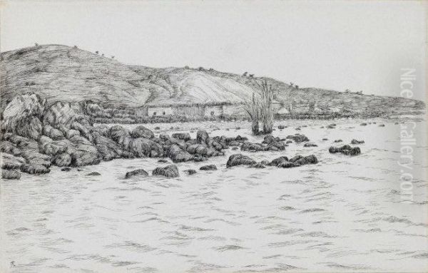 The Lake of Gennesaret near the Site of Bethsaida - view 1