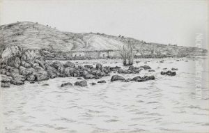 The Lake of Gennesaret near the Site of Bethsaida by James Jacques Joseph Tissot