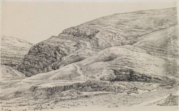 Valley of the Kedron Near Mar-Saba - view 1