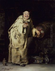 Monk Testing Wine by Antonio Salvador Casanova Y Estorach