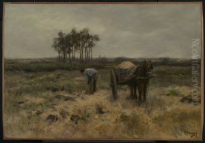 Digging Sand, or The Sand Cart by Anton Mauve