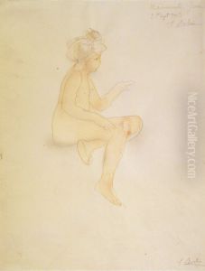 Mlle Jean Simpson, assise
