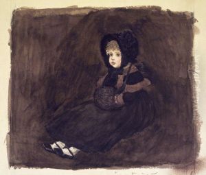 A Little Girl in a Muff by Kate Greenaway