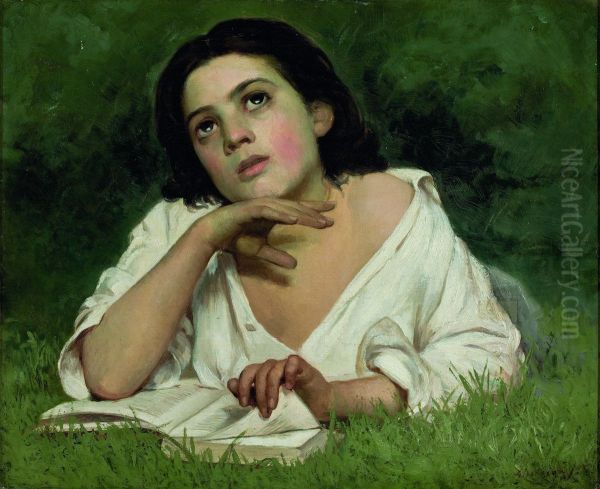 Girl with a Book - view 1