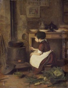 The Little Cook by Pierre Edouard Frere