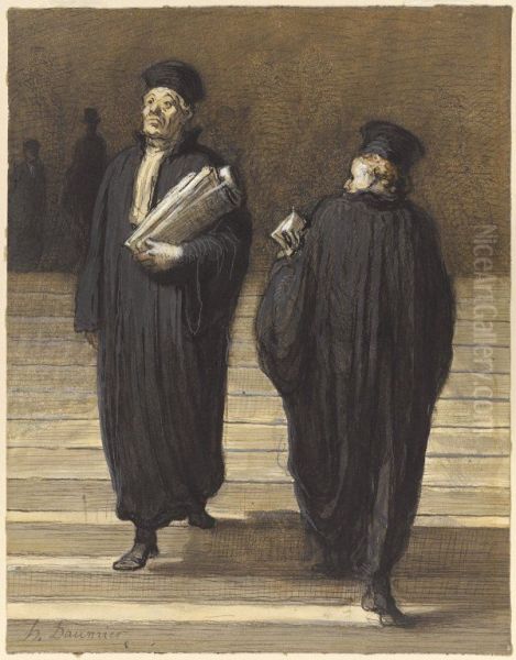The Two Colleagues (Lawyers) (Les deux confreres [Avocats]) - view 1