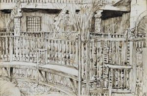 Garden of the Dancing Dervishes, Cairo by James Jacques Joseph Tissot