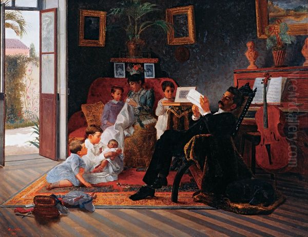 Scene of Adolfo Pinto's Family - view 1