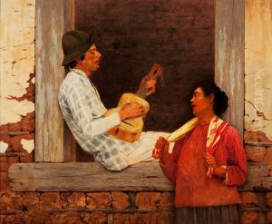 O Violeiro by Jose Ferraz De Almeida Junior