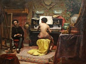 The model at rest by Jose Ferraz De Almeida Junior