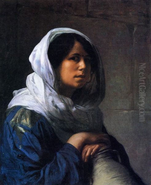 Egyptian water carrier - Femme Fellah - view 1