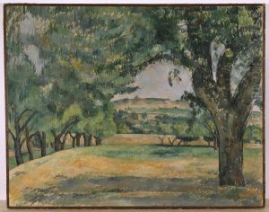 The Neighborhood of Jas de Bouffan. by Paul Cezanne